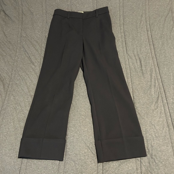 Sezane black wool cuffed pants jude trousers size 38 - Picture 3 of 10